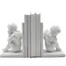 Set of White Angel Book Ends