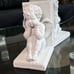 Set of White Angel Book Ends