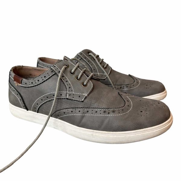 the most fashionable Steve Madden M-Ranney Nubuck Leather Grey WingTip Sneaker Size 11 Men the most fashionable Steve Madden M-Ranney Nubuck Leather Grey WingTip Sneaker Size 11 Men