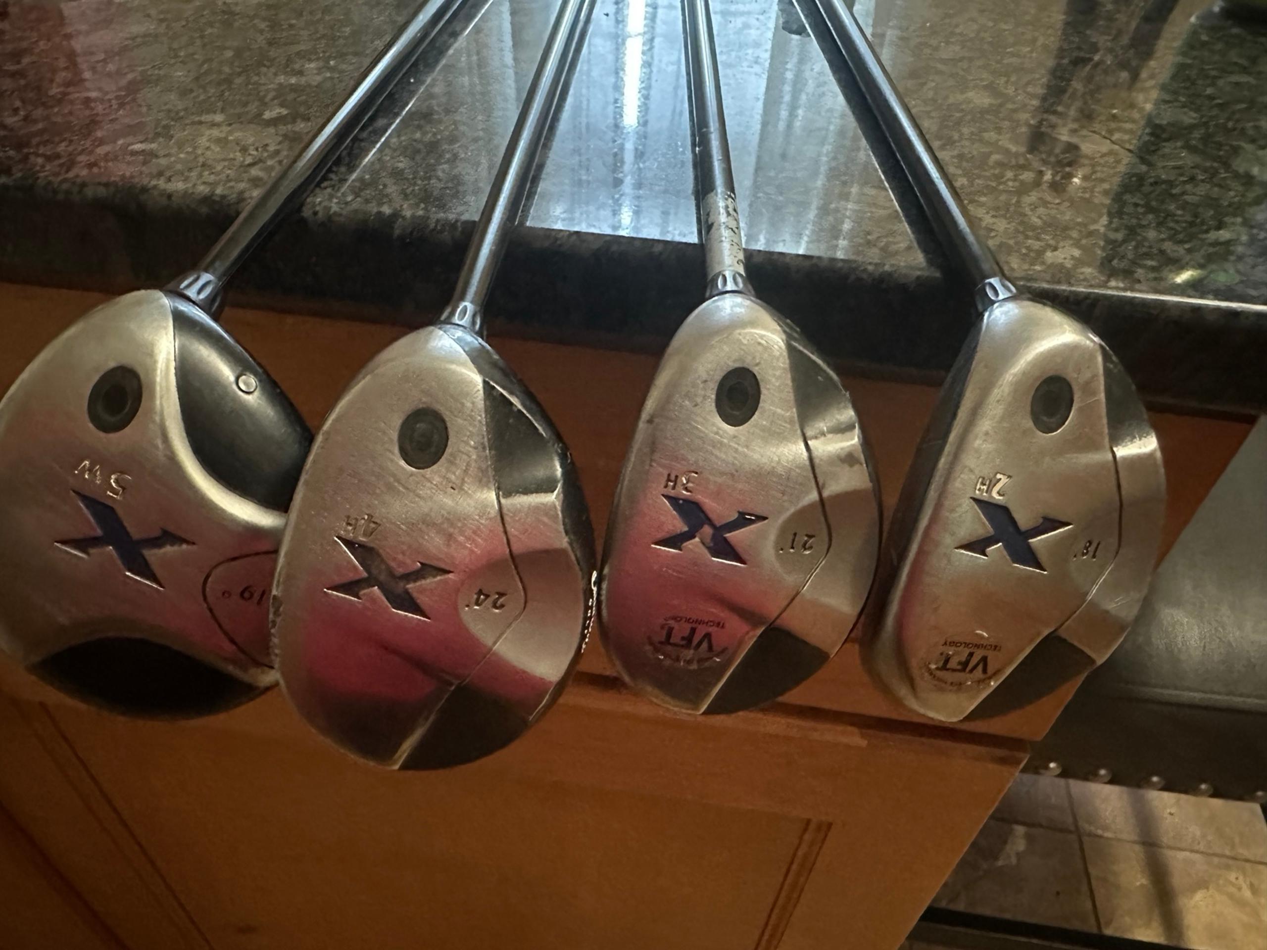 Callaway X hybrid set…. PLUS matching 5 wood!