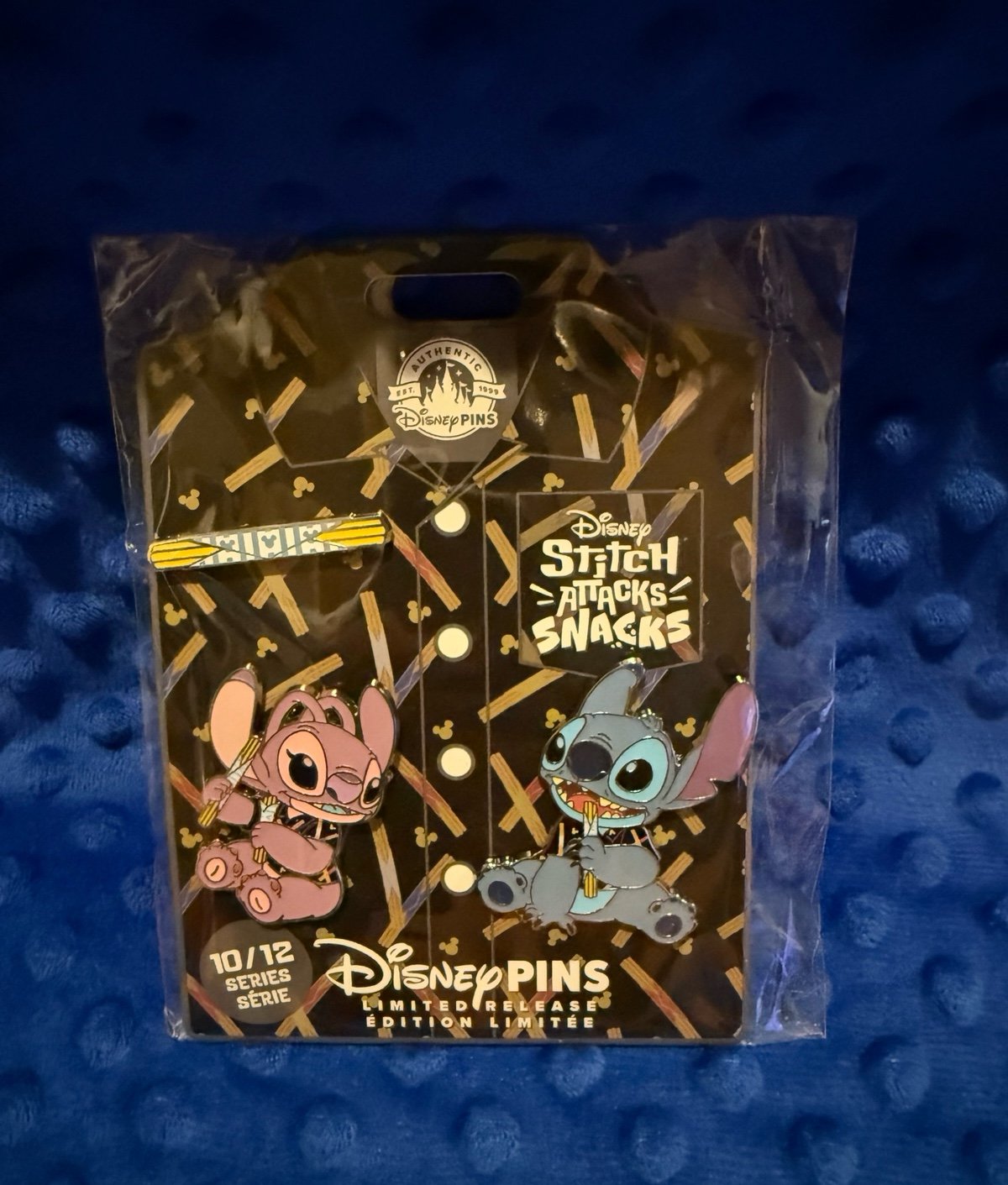 Disney Stitch Attacks Snacks Pin Series 10