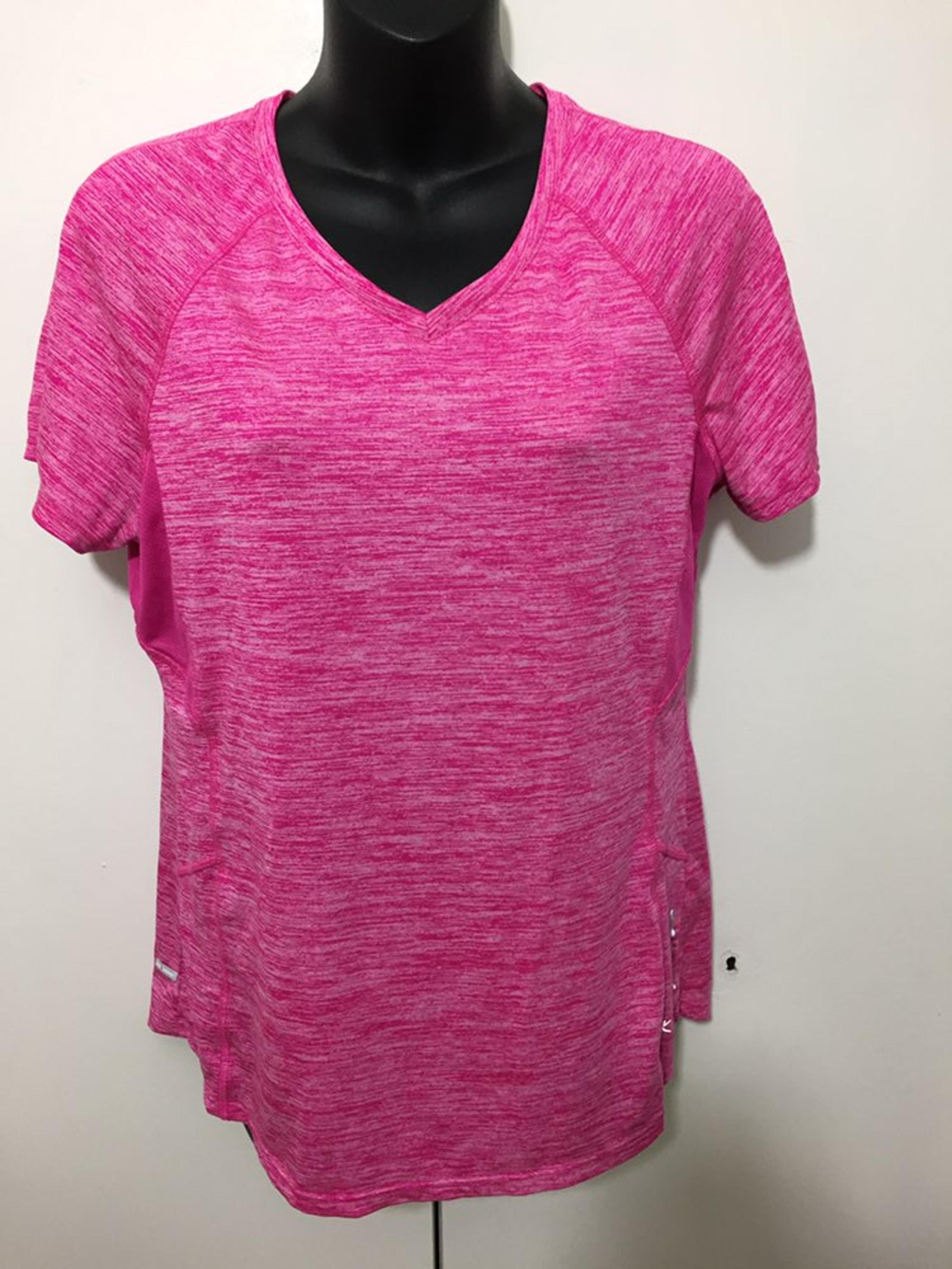 Ladies Danskin Now Pink Active Wear Top