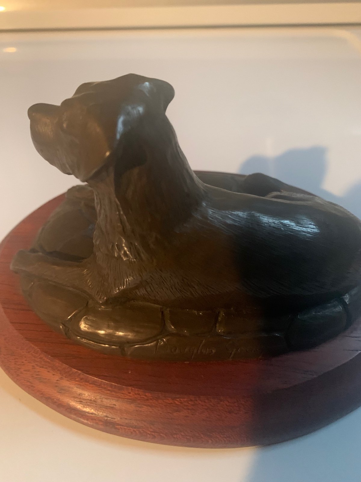 Douglas gray statue Rottweiler