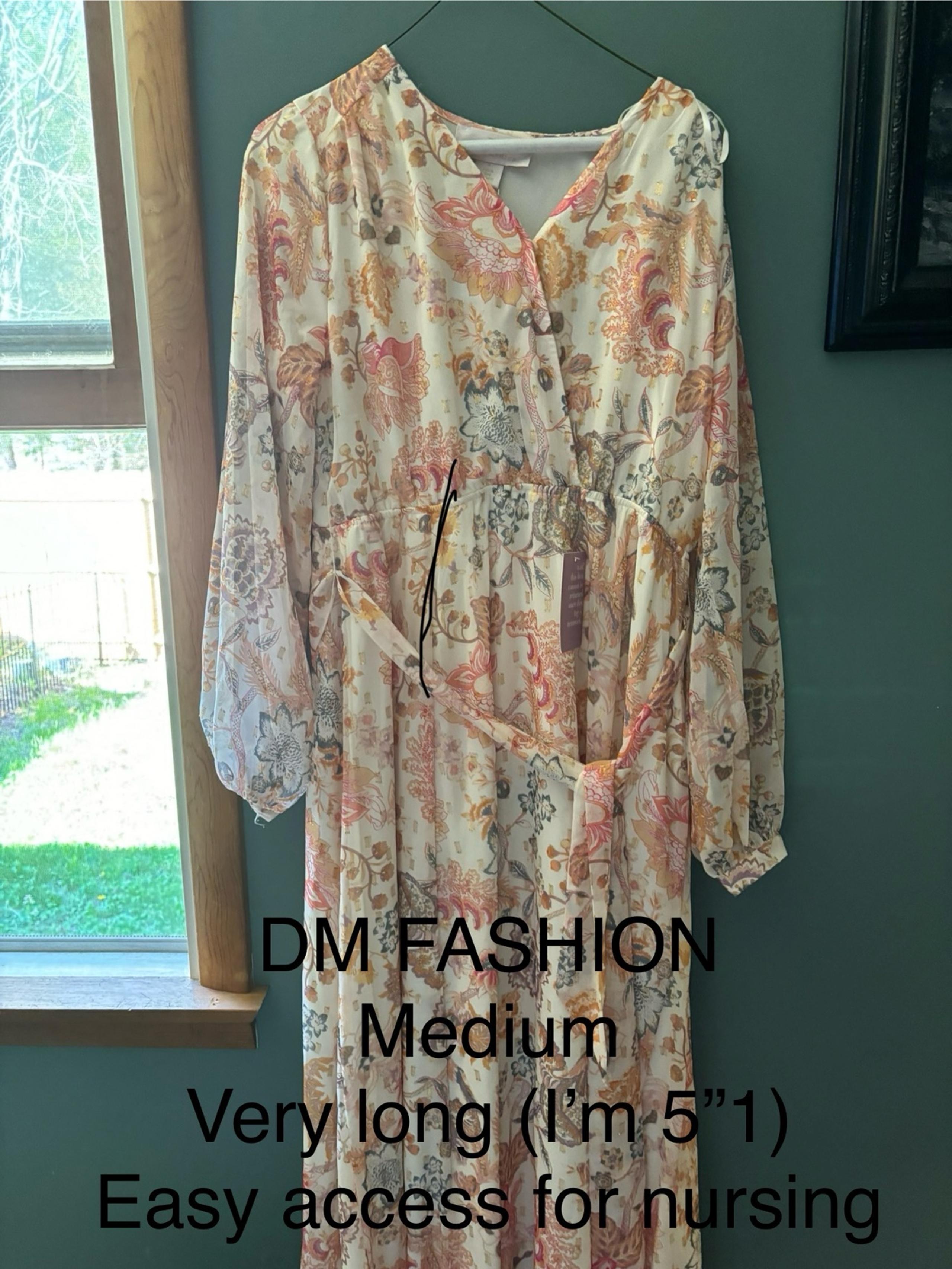 nursing friendly dress medium