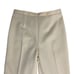 Vintage 70s High Waisted Pull On Pants S Yellow Stretch Buttons Elastic Waist