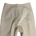 Vintage 70s High Waisted Pull On Pants S Yellow Stretch Buttons Elastic Waist