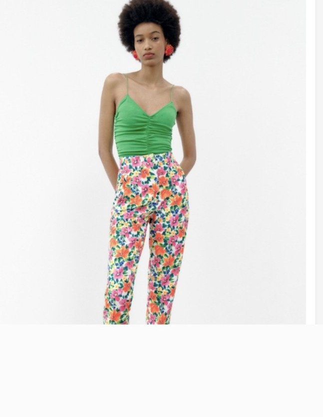 Zara floral pants