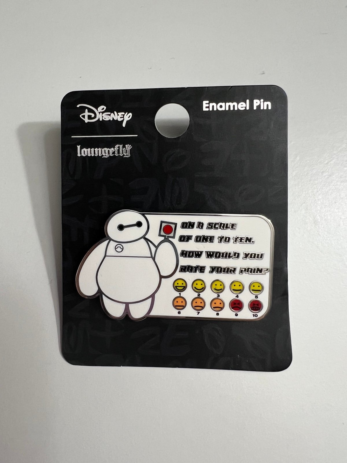 Disney Loungefly Baymax How Would You Rate Your Pain LE 600 Pin