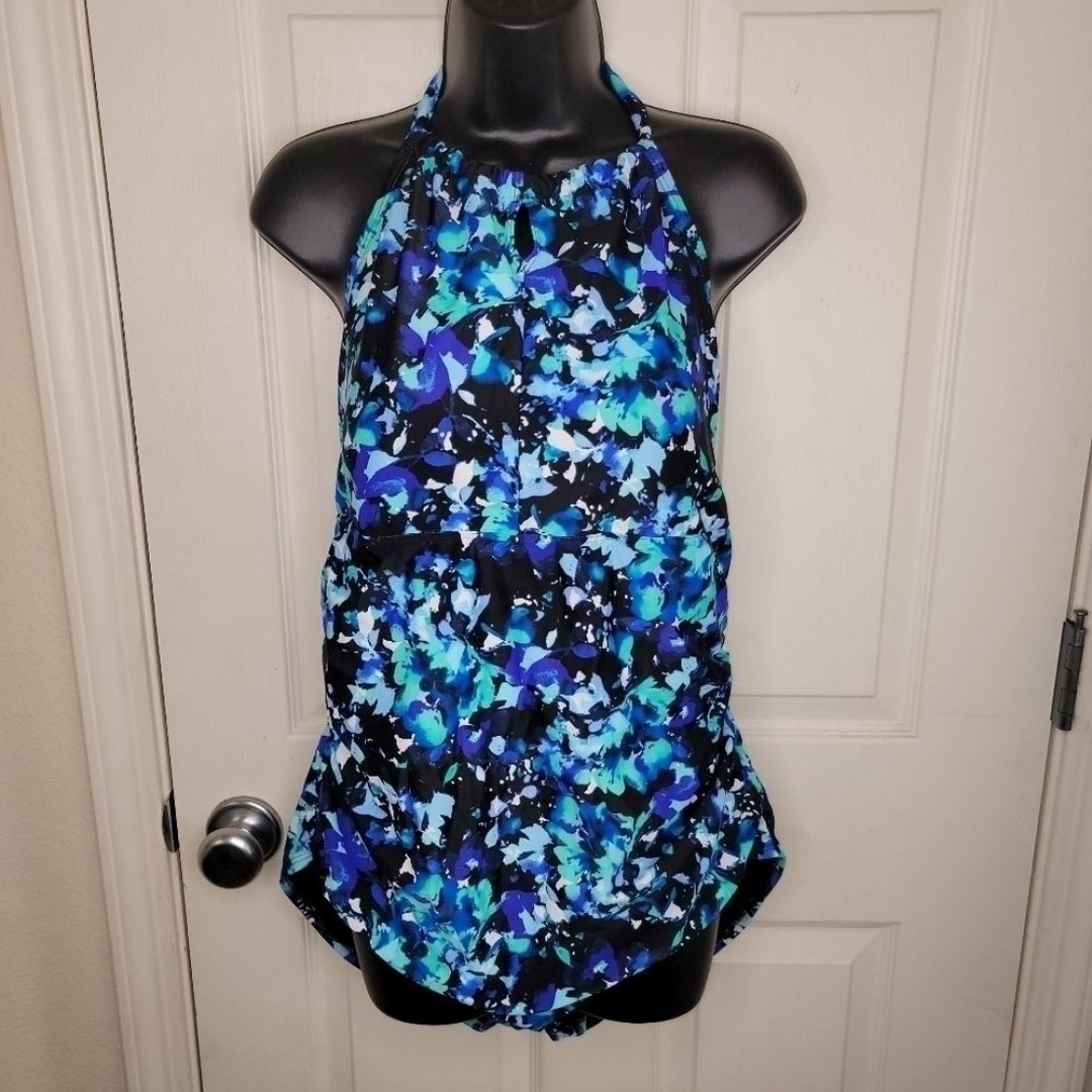 Speedo halter one piece swimsuit xxl
