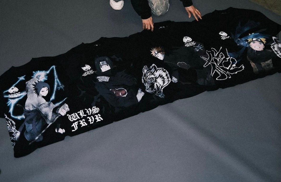 DARC SPORT X NARUTO X ITACHI X PAIN X SASUKE SIDE BY SIDE SHIRT BUNDLE - X LARGE