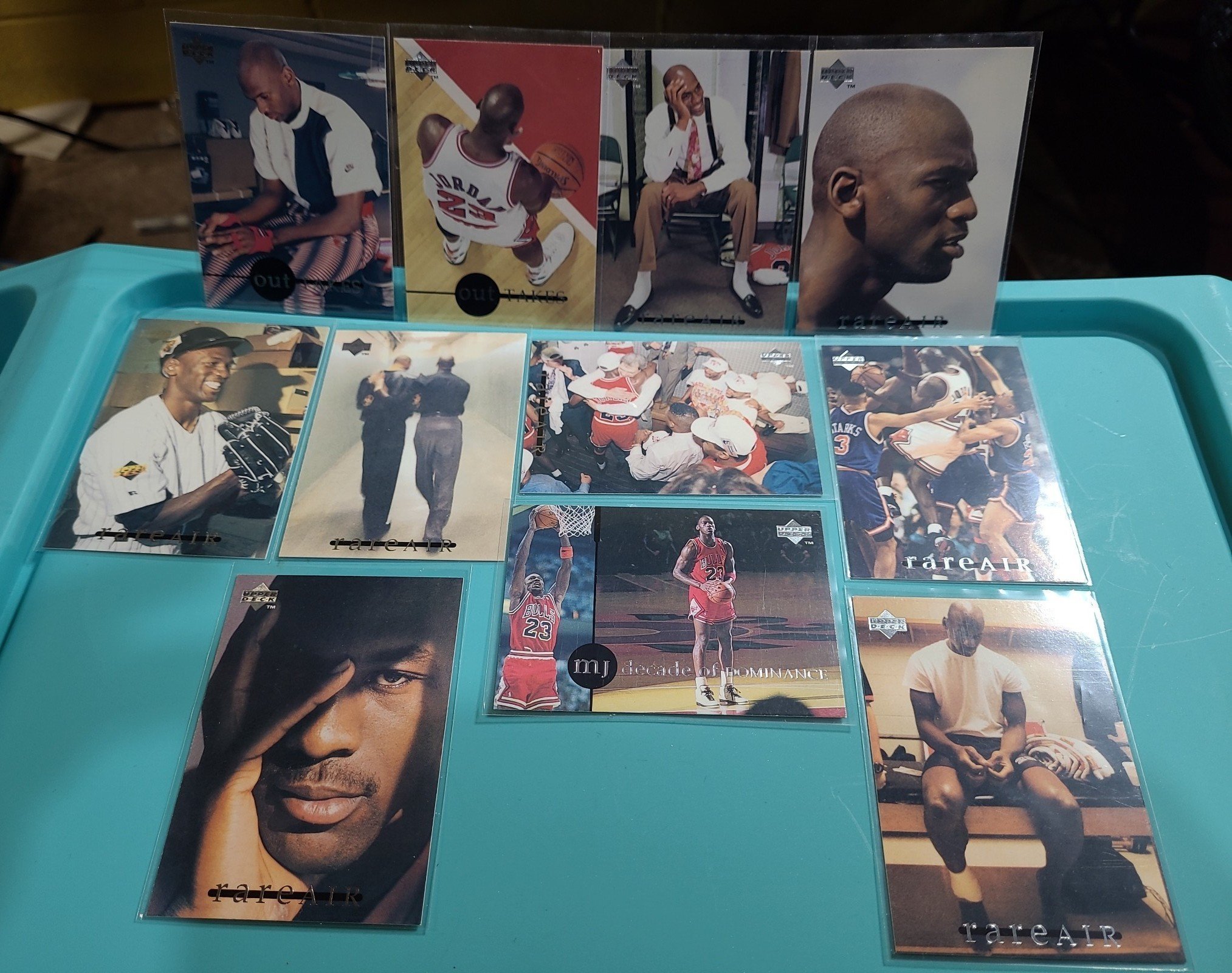 Upper Deck Rare Air Michael Jordan Chicago Bulls Partial Set