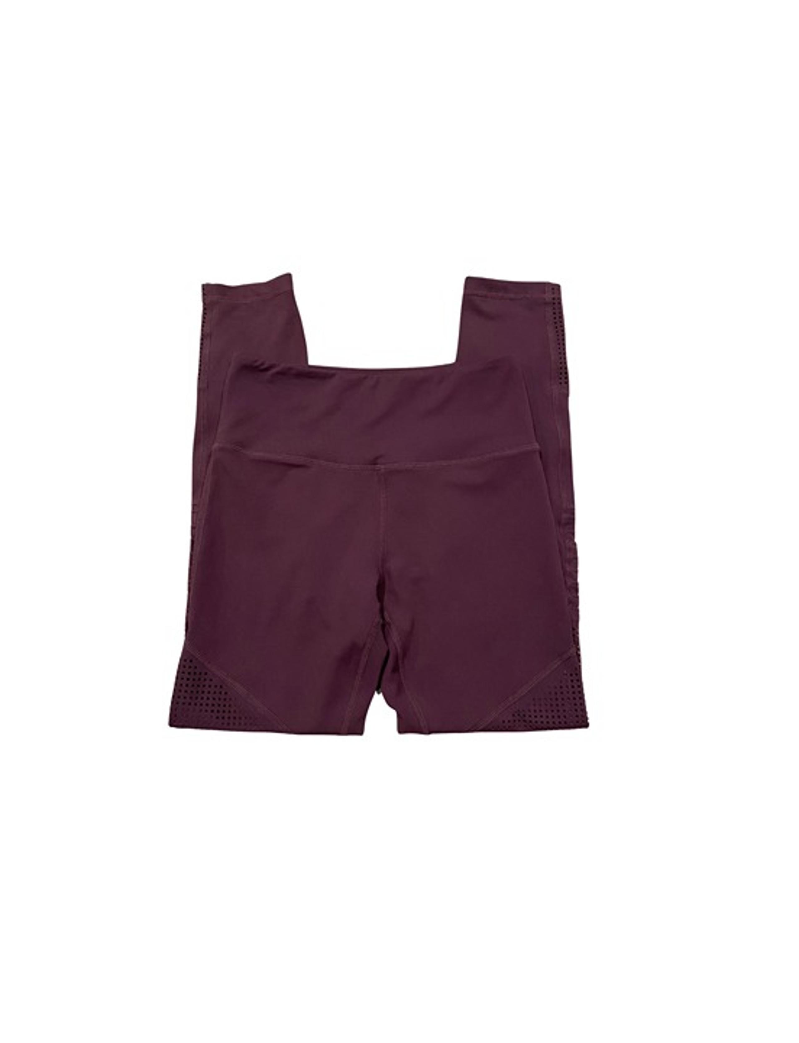 Zyia Active Women's Plum Purple Athletic Leggings - Size 2 - Like New!