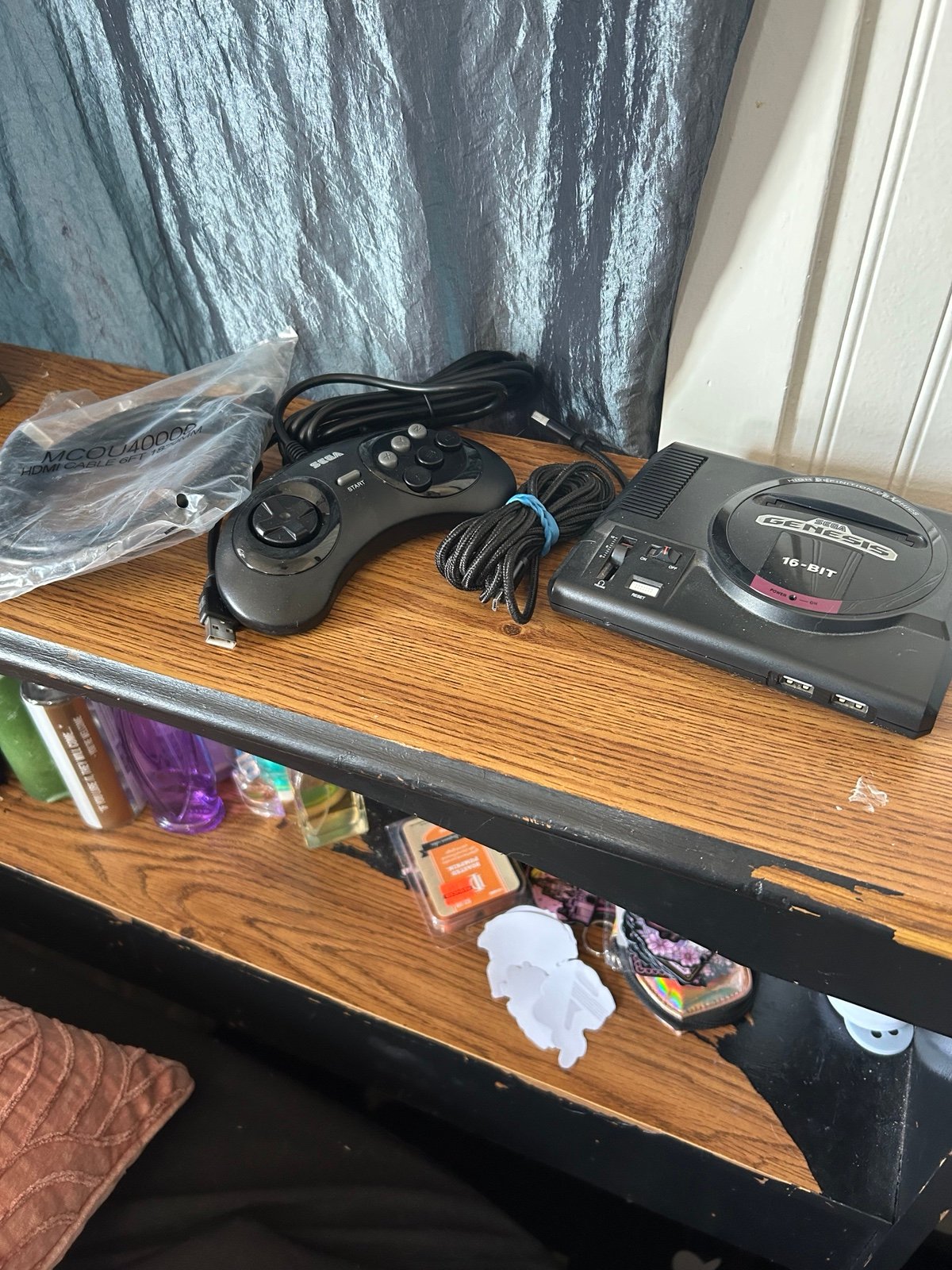 Genuine sega 16 bit built in games system