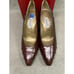 BALLY WOMEN'S 3 INCH PUMP HEEL BROWN SHOES SIZE 7M ITALY NOS