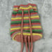 The Sak Colorful Dylan Large Crocheted Drawstring Backpack Bag