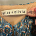 Alice + Olivia “Gloria” chain strap pleated maxi dress 2