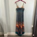 Alice + Olivia “Gloria” chain strap pleated maxi dress 2