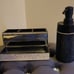 Bella Lux Rhinestone Mirrored Vanity Organizer & Black Diamond Soap Pump Bundle