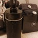 Bella Lux Rhinestone Mirrored Vanity Organizer & Black Diamond Soap Pump Bundle