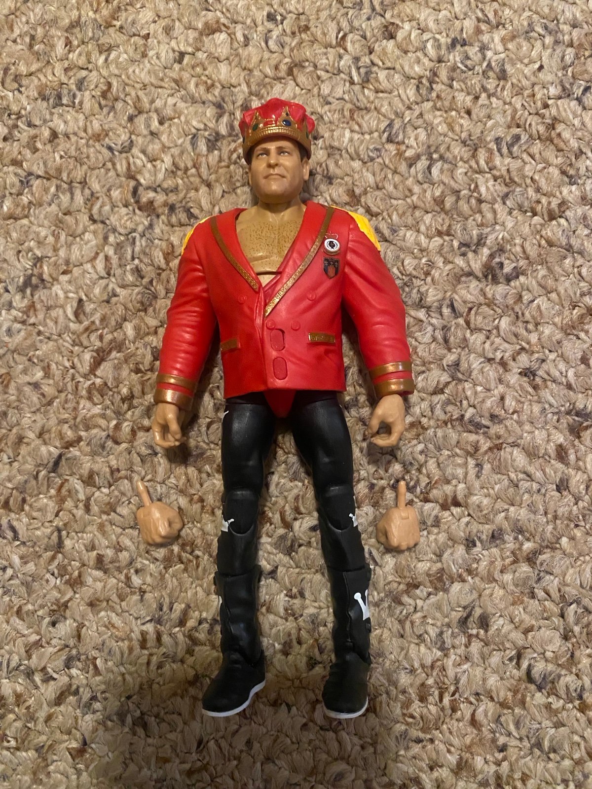 Wwe elite figure Jerry the king lawler Monday night wars announcer figure