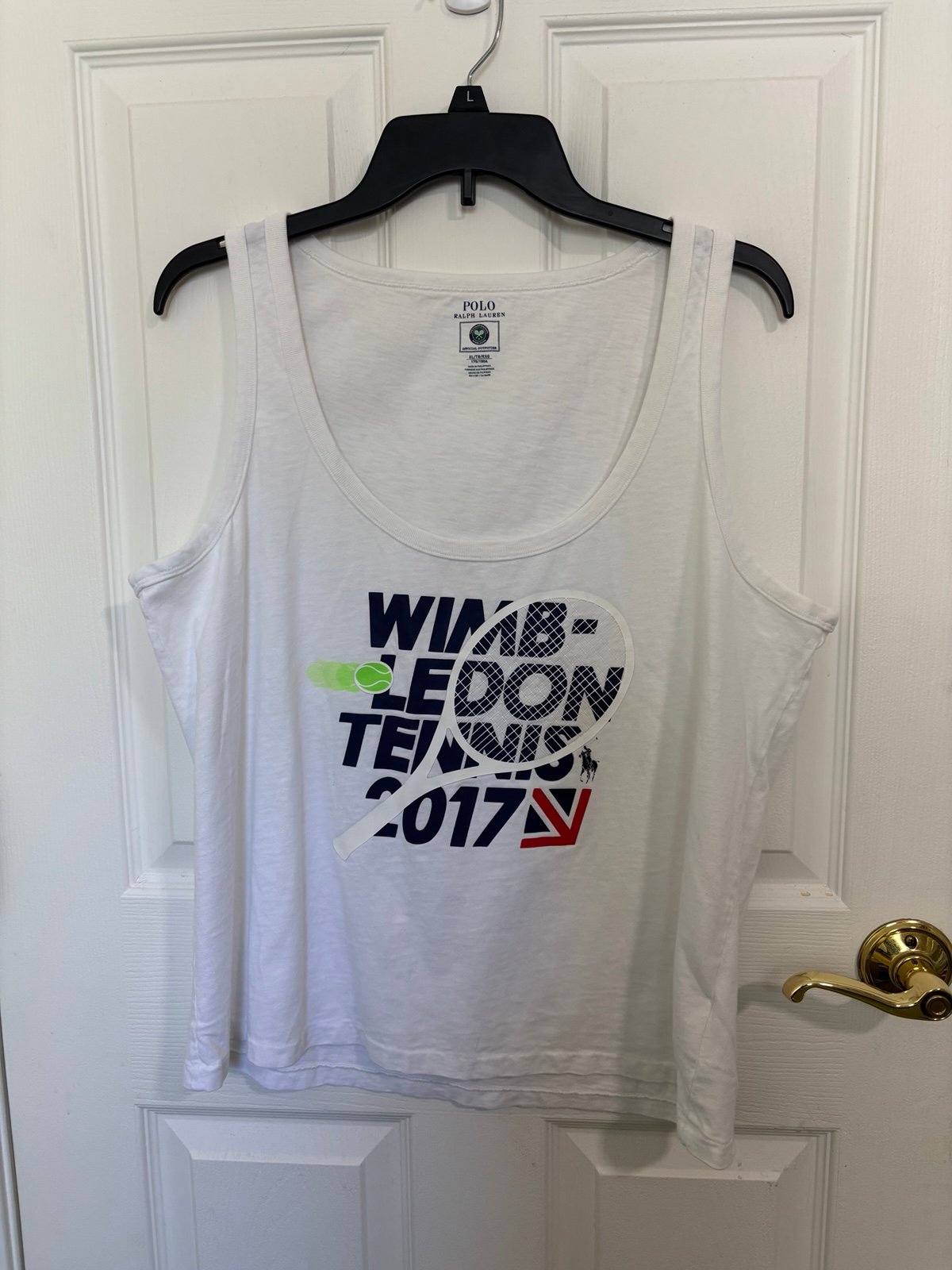Polo Ralph Lauren Wimbledon 2017 Women’s Tank Size XL Tennis