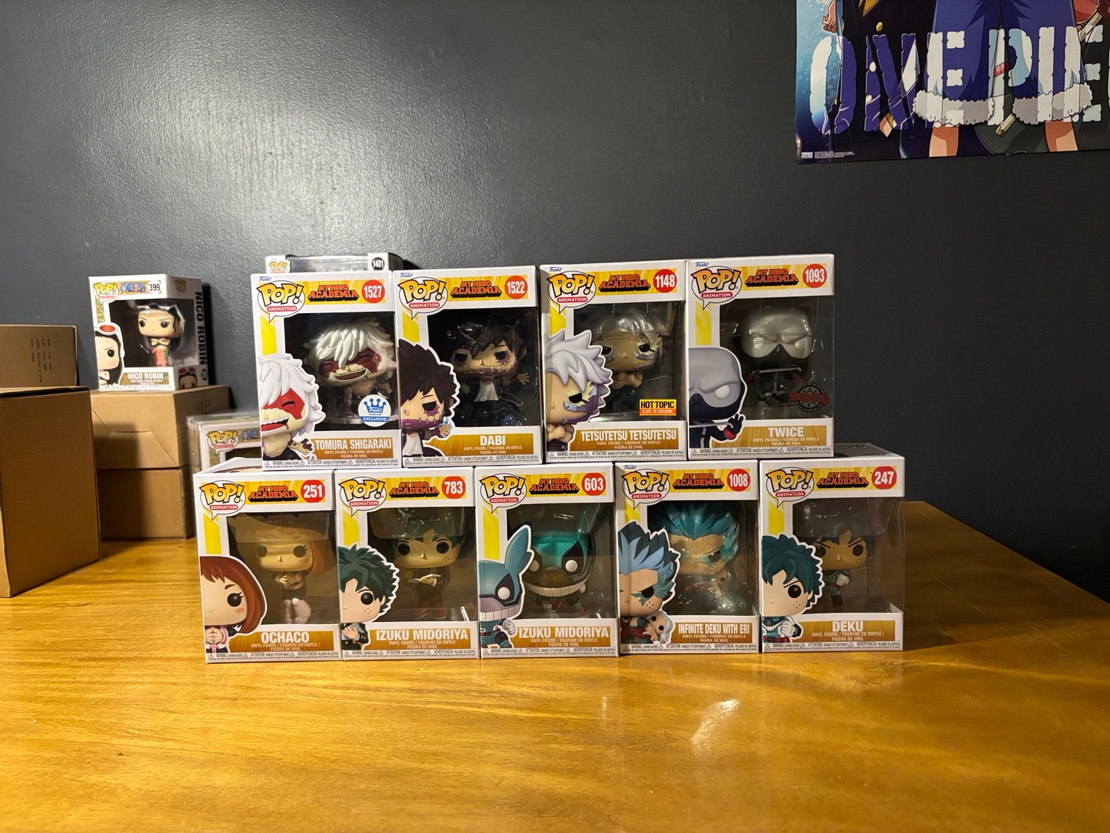 My hero academia funko pop lot