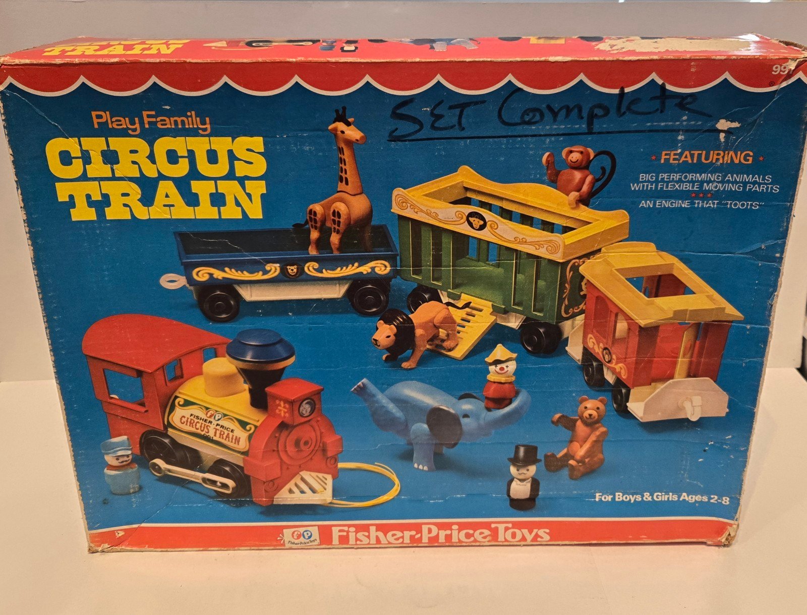 Vintage 1973 Fisher Price Play Family Circus Train #991 SEALED BOX NEW RARE Toys
