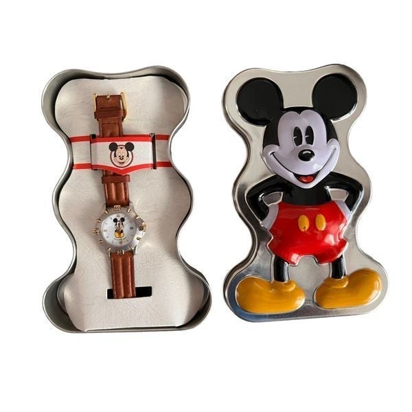 1990's Disney Time Works Mickey Mouse Watch in Original Packaging