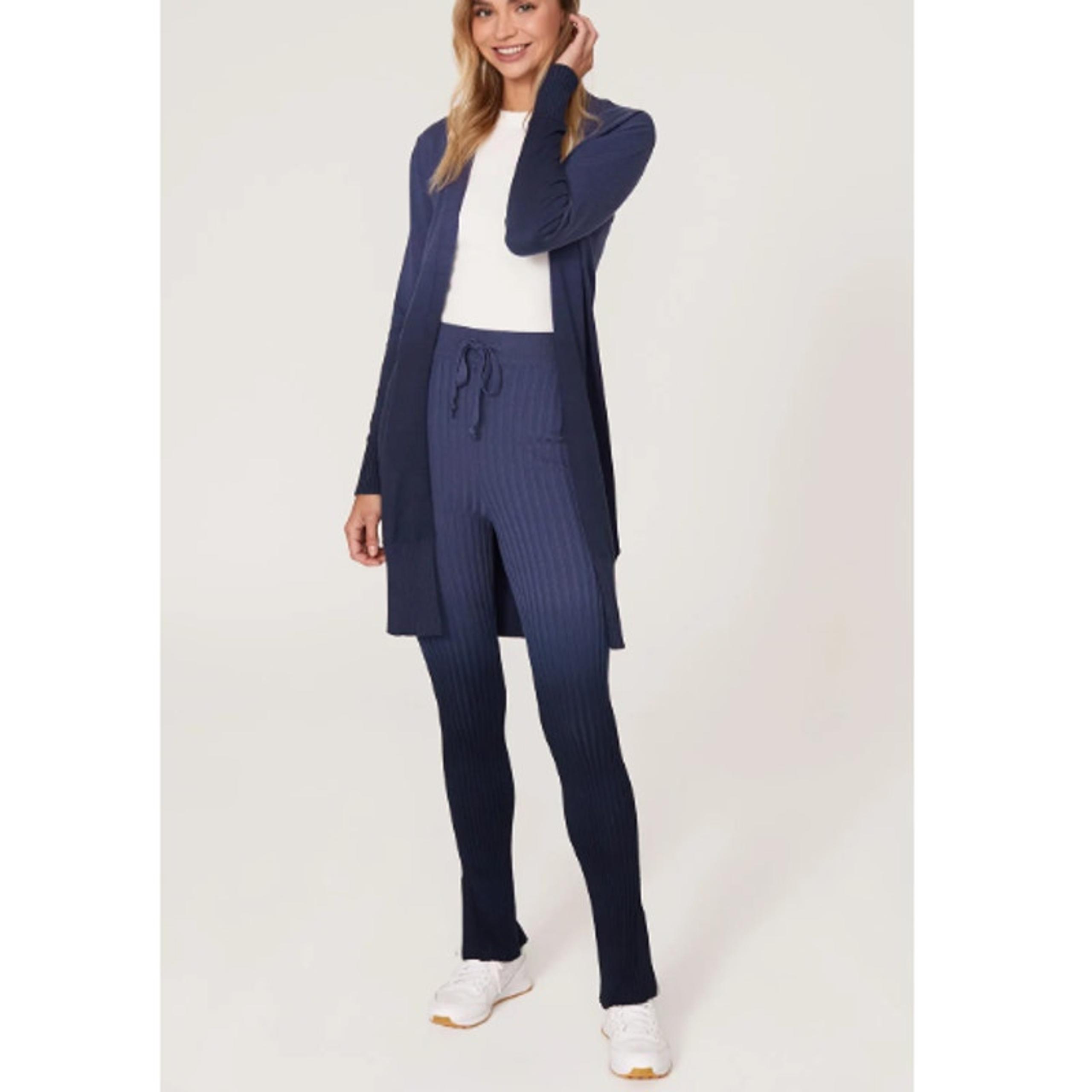 NEW CENTRAL PARK WEST X RTR Blue Knitted Swinton Cardigan Sweater Size XS