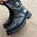 Harley Davidson Black Leather Boots 8