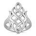 Size 7, Large Celtic Irish Endless Knot Ring