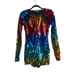 Weissman Long Sleeve Fully Sequined Biketard Dance Jazz Costume Size MA
