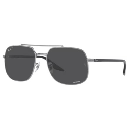 Ray-Ban RB3699 Chromance Glass Polarized Sunglasses - Gray Classic/Polished Gunm
