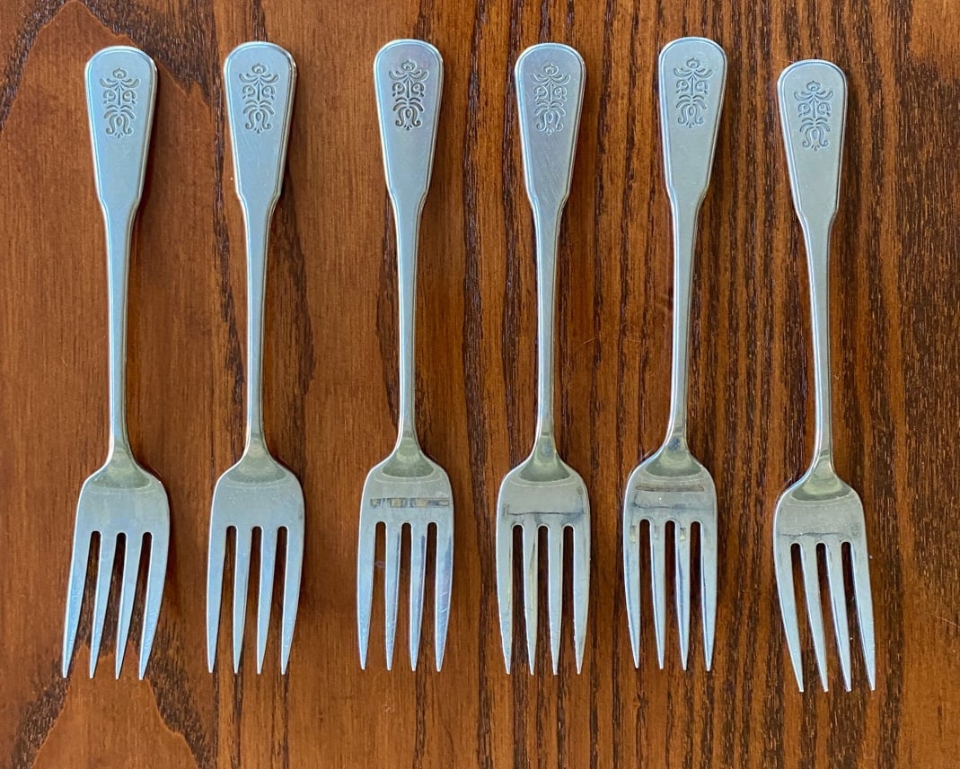 Pfaltzgraff Village Flatware Salad Forks Set of 6