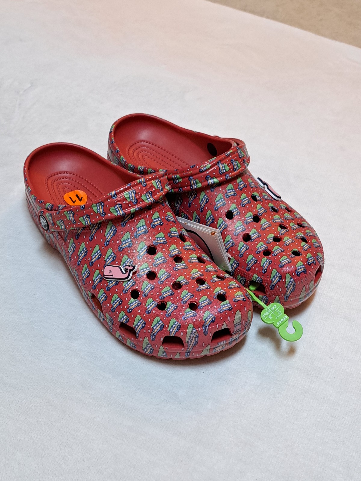 Crocs x Vineyard Vines Holiday Crocs - Men's size 11