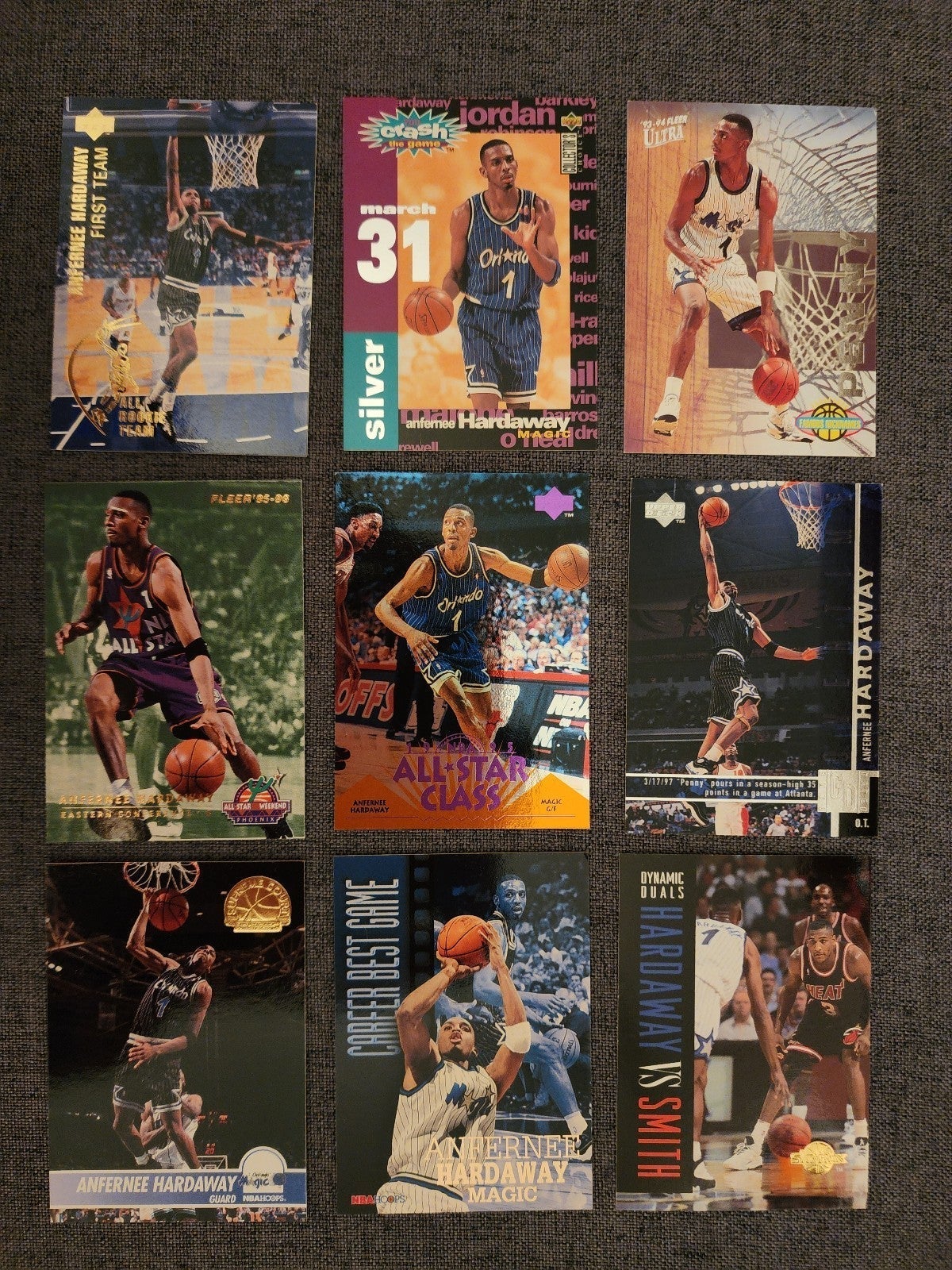 Anfernee Penny Hardaway card lot