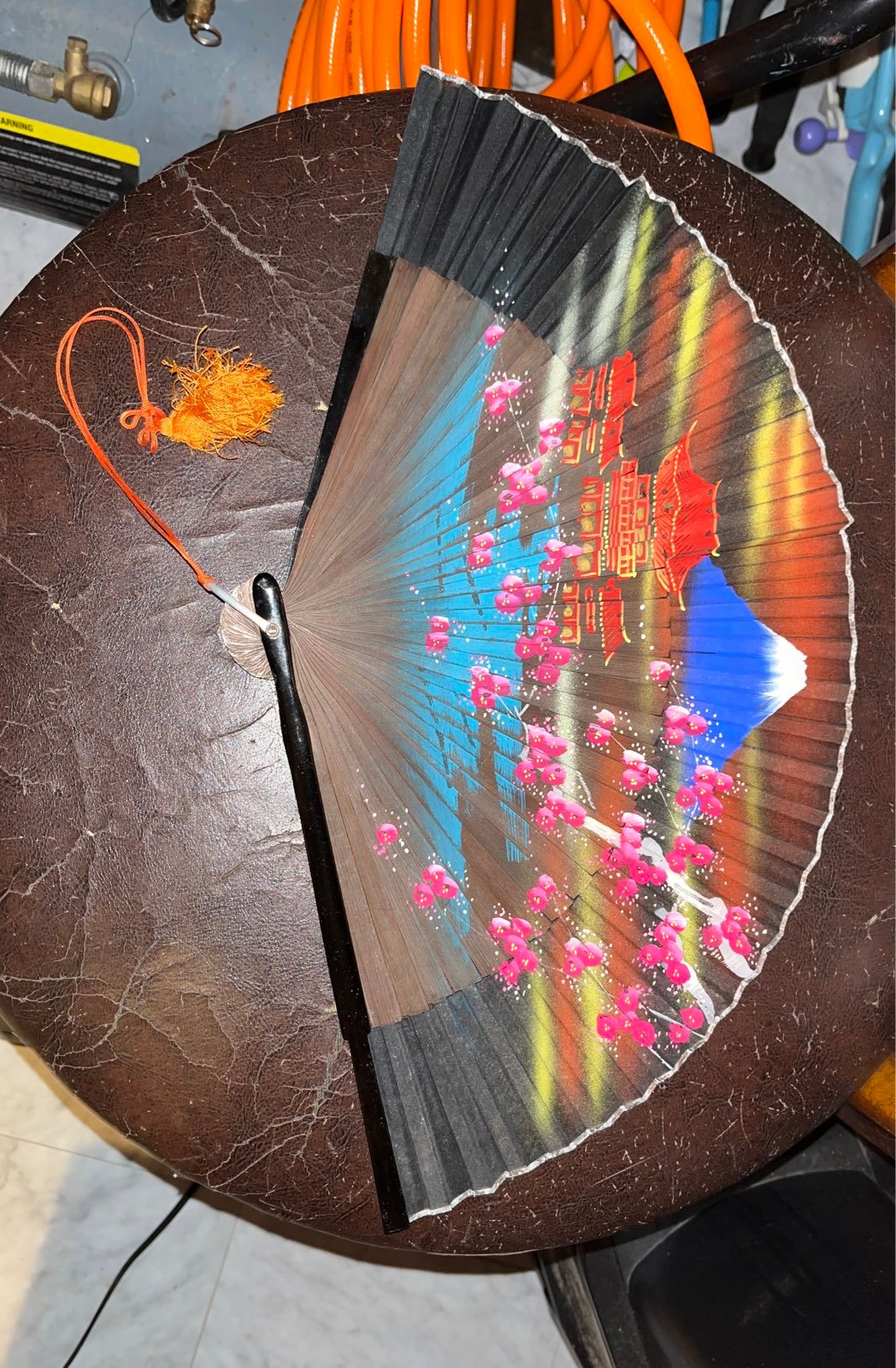 Japanese hand-painted fan