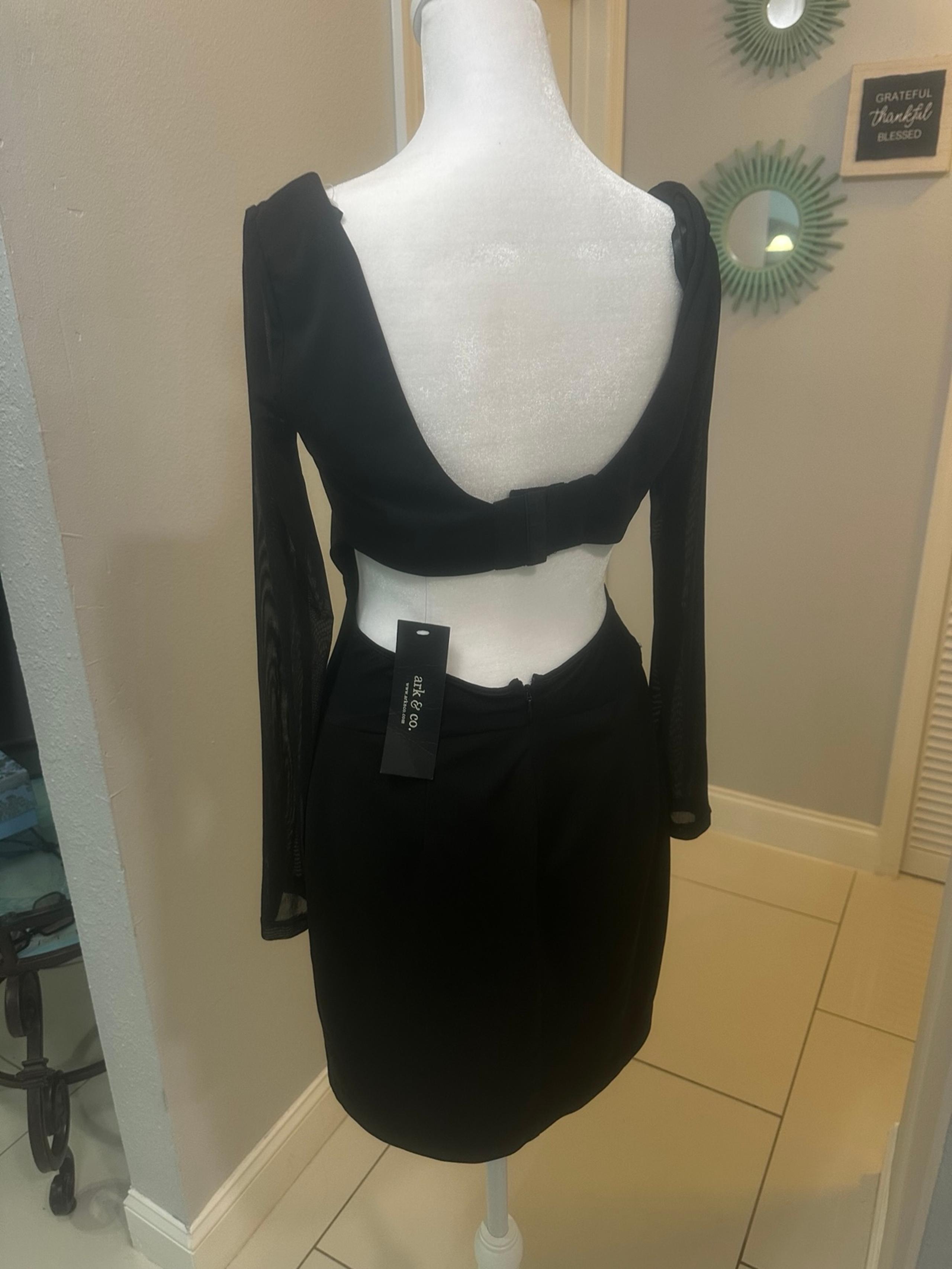 Dress sexy open back
