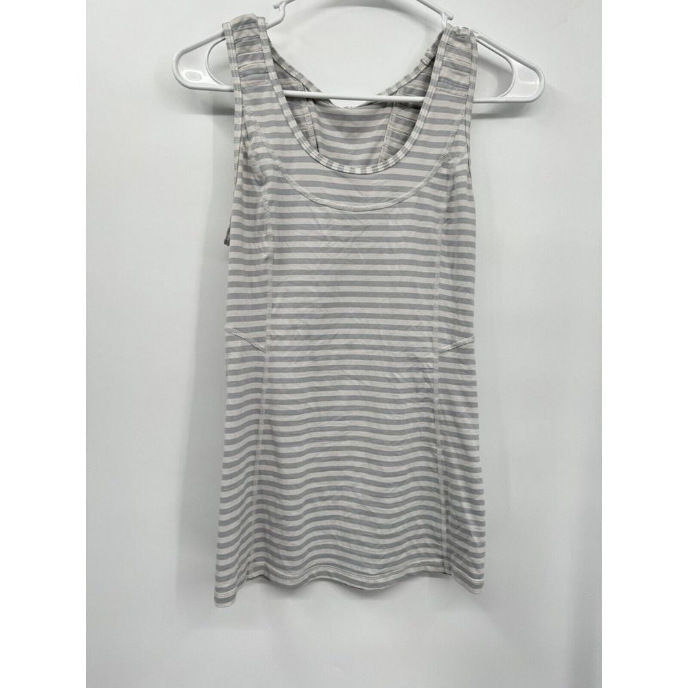 Lululemon Woman's Athletic striped tank top size 4