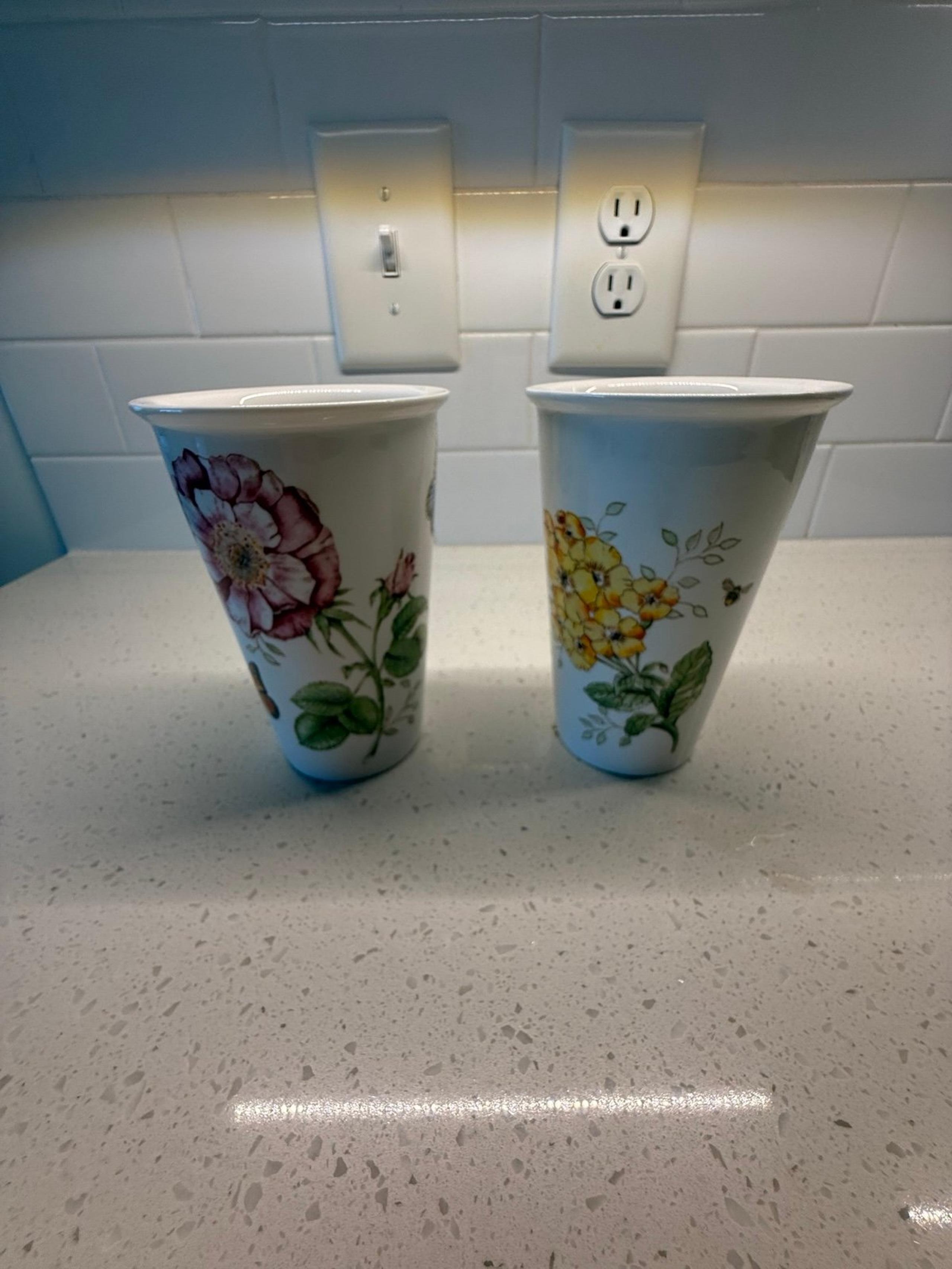 Lenox Floral Tea/Coffee Cups – Set of 2