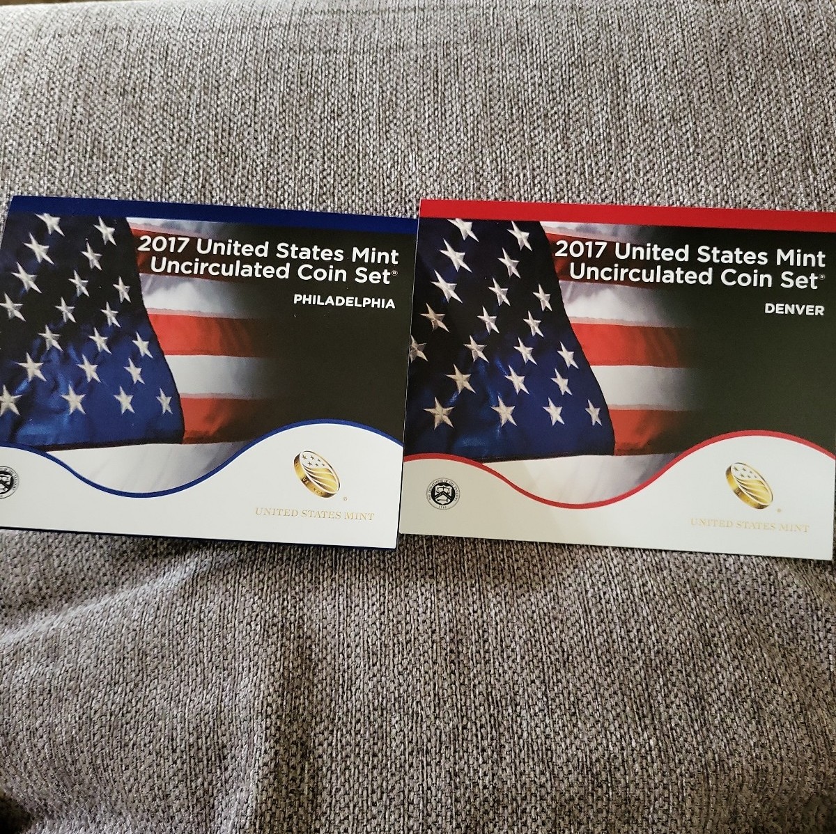 2 2017 United States Mint Uncirculated Coin Set