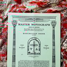 Rosicrucian Master Initiation Neophyte Monograph — 1960 Illuminati Occult