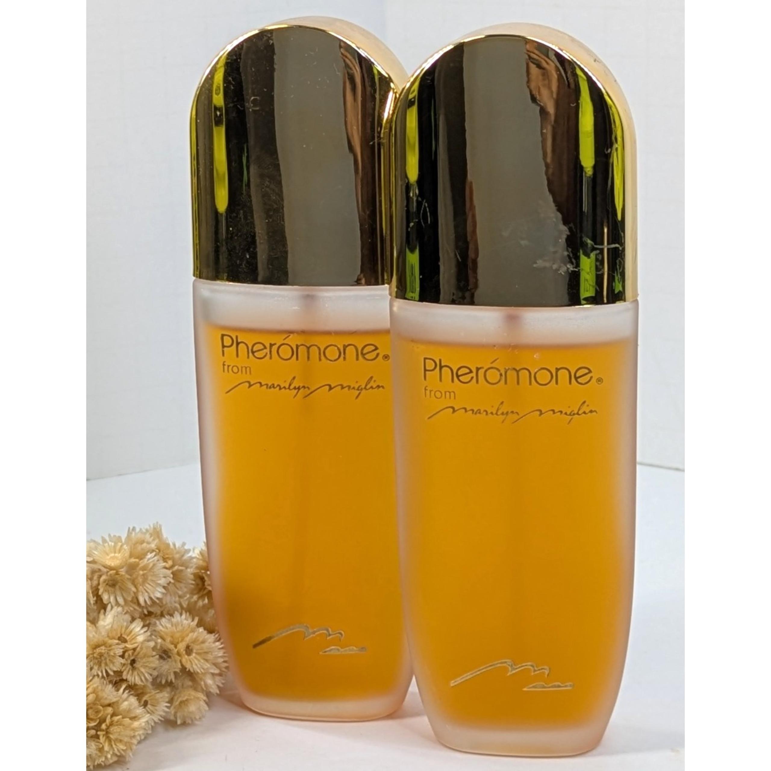 VTG NEW LOT 2! Marilyn Miglin Pheromone 1.7oz EDP Eau de Parfum Glass Bottles