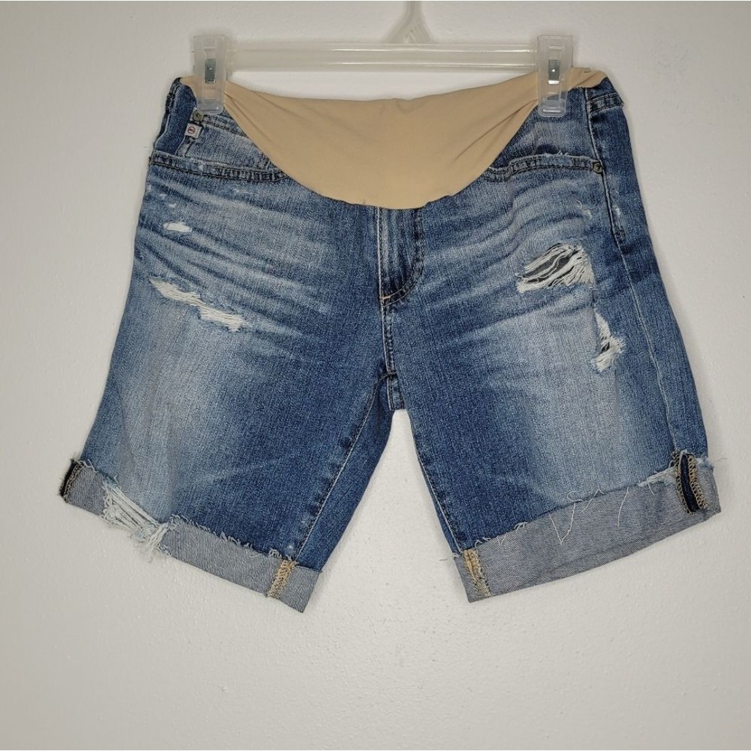 AG Adriano Goldschmied Nikki Maternity shorts relaxed skinny size 26