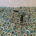 Printed floral green high waisted Bermuda shorts