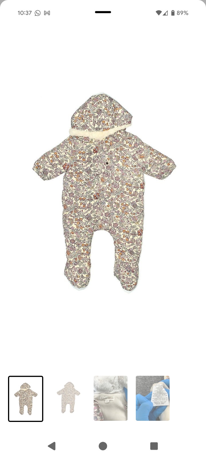ルイーズミーシャ❁ Louise Misha フード付き花柄刺繍ファージャケット ルイーズミーシャ❁ Louise Misha フード付き花柄刺繍ファー