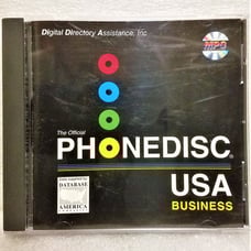 RARE! Vintage 1994 PhoneDisc USA - Business - PC CD-Rom Like NEW!