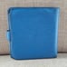 Louis Vuitton Wallet Card Holder Blue Leather Bifold Purse Made in Spain Authen
