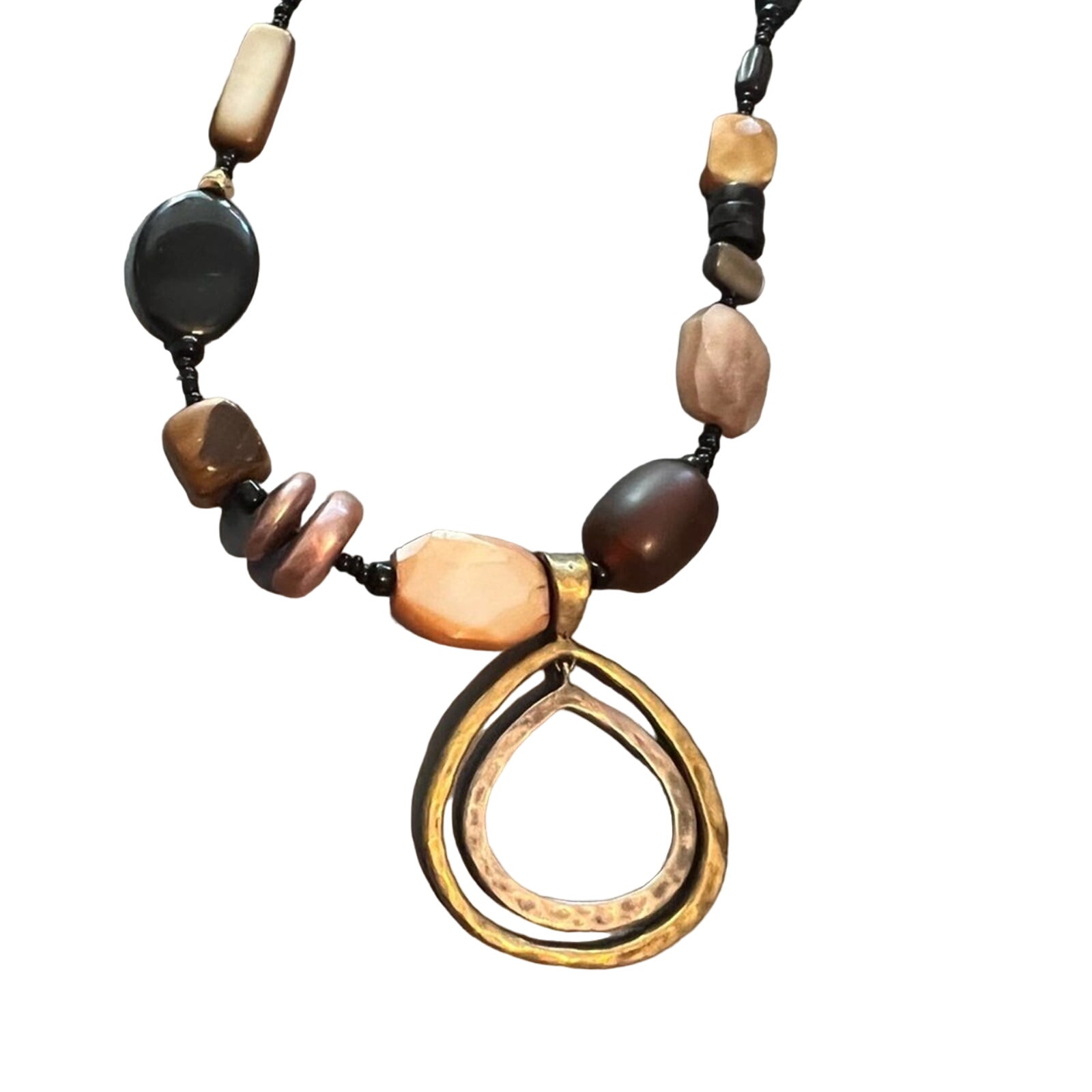 Silpada 925 Sterling Silver Pendant Beaded Necklace