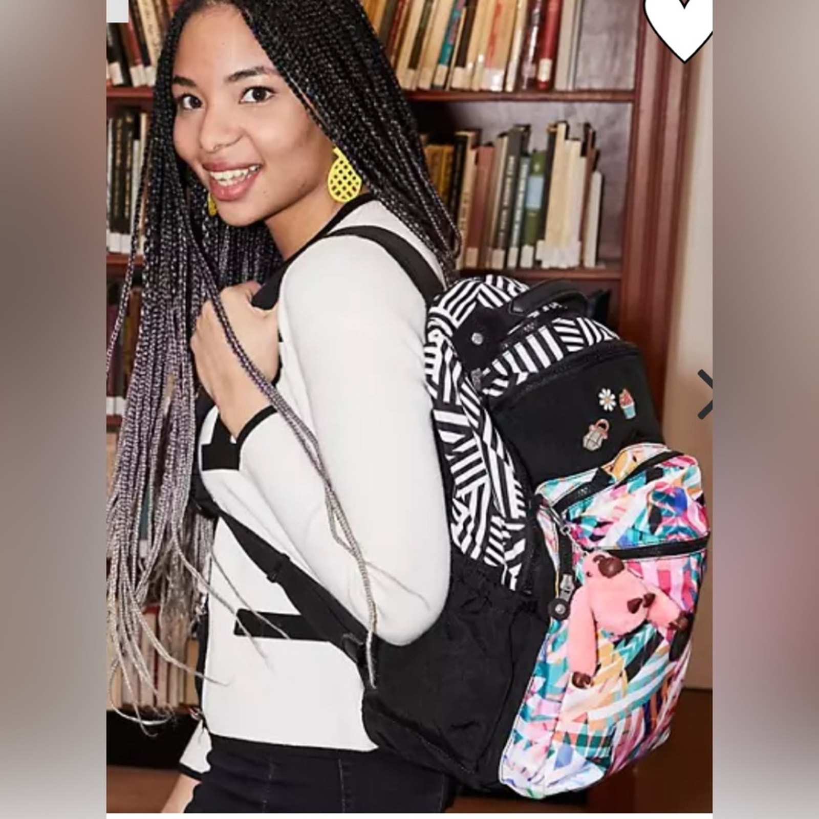 Kipling Seoul Go Large Printed Backpack